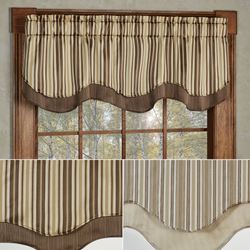 Harrington Layered Valance 56 x 17