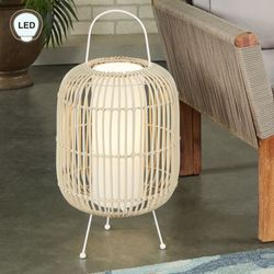 Alberta Outdoor Cordless Lamp Off White