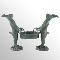 Bunny Gardeners Plant Holder Patina