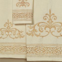 Palace Bath Towel Set Light Cream Bath Hand Fingertip