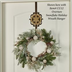 Holiday Ice Wreath Green