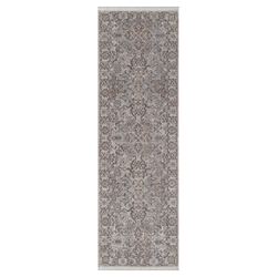 Adele Delaney Rug Runner Gray 27 x 8