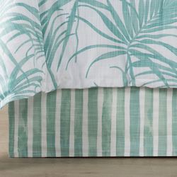 Trinidad Tailored Bedskirt Teal