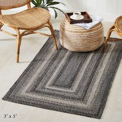 Sawyer Mill Rectangle Rug Black 5 x 8