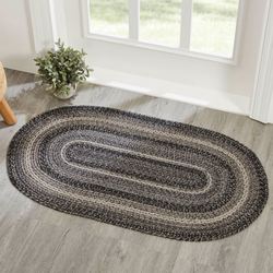 Sawyer Mill Oval Rug Black 23 x 4 Oval