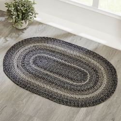 Sawyer Mill Oval Rug Black 2 x 3 Oval