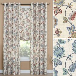 Roanne Wide Grommet Curtain Pair