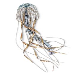 Jellyfish II Wall Sculpture Multi Metallic