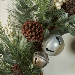Jingle Bell Wreath Green