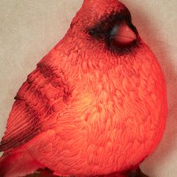 LED Cardinal Wall Accents Red Set of Two