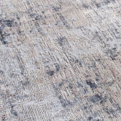 Ames Rug Runner Gray 22 x 76