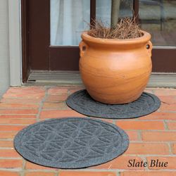 Flower of Life 17 Inch Plant Trivets Set of Two