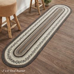 Vining Florals Oval Rug Runner Multi Warm 2 x 66 Oval