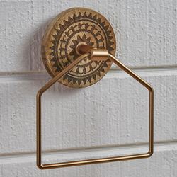 Zuri Towel Ring Gold