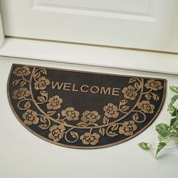 Welcome Slice Doormat Bronze 30 x 18