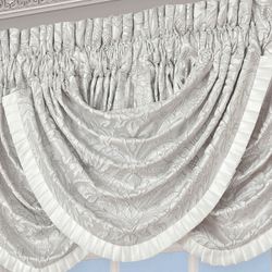 Brunello Waterfall Valance Platinum 43 x 33