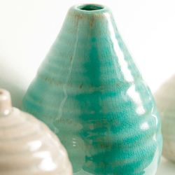 Palmyra Accent Vases Multi Cool Set of Three