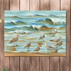 Family Reunion Canvas Wall Art Multi Earth
