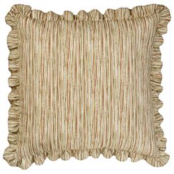 Nature Song Ruffled European Sham Only Multi Warm
