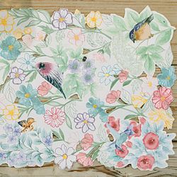 Butterfly Meadow Flutter Centerpiece Linen Multi Pastel 14 x 26