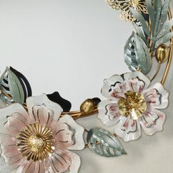 Floral Sway Wall Mirror Multi Pastel
