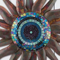 Indigo Sun Wall Sculpture Multi Earth