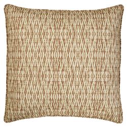 Palmetto European Pillow with Piped Sham Multi Warm