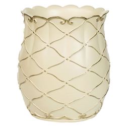 Angelitta Wastebasket Cream