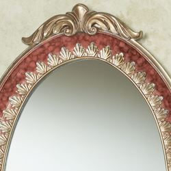 Cambria Oval Wall Mirror Cinnabar