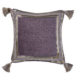 Regalia Tasseled Pillow Grape 18 Square