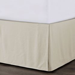 Hera Kick Pleat Bedskirt Ecru