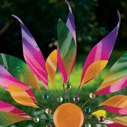 Twisted Flower Wind Spinner Multi Bright