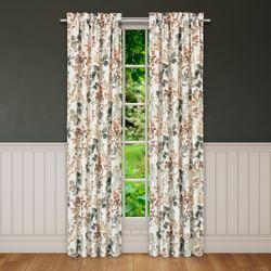 Evergreen Tailored Curtain Pair Multi Warm 82 x 84