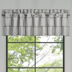 Brando Tailored Valance Charcoal 88 x 18