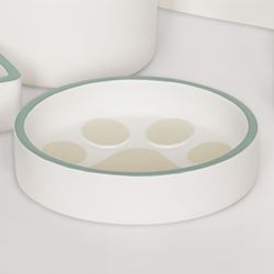 Dogs and Cats Soap Dish White