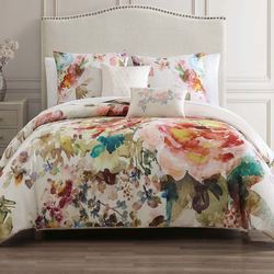 Antique Flowers Comforter Bed Set Multi Jewel
