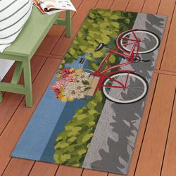 Summer Ride Runner Mat Blue 111 x 411