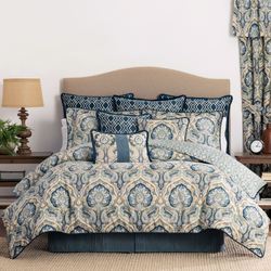 Harrogate II Comforter Set Dark Teal