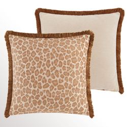 Haylie Reversible Fringed European Sham Multi Warm