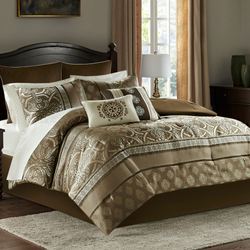 Zara Comforter Bed Set Multi Warm