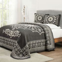 Kymbal Bedspread Set Charcoal