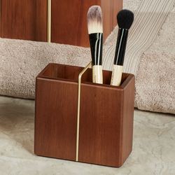 Sutton Brush Holder Acacia