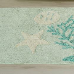 Beachcomber Bath Rug Runner Celadon 2 x 5