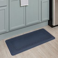 Tempur Pedic Anti Fatigue Scroll Mat Dark Blue 42 x 20