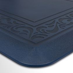 Tempur Pedic Anti Fatigue Scroll Mat Dark Blue 42 x 20