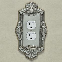 Sephoria Single Outlet Aged Silver