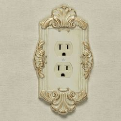 Sephoria Single Outlet Ivory/Gold