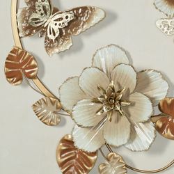 Floral Nouveau Wall Art Multi Earth