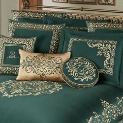 Balmoral Comforter Set Emerald Green