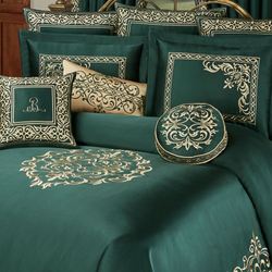 Balmoral Grande Bedspread Set Emerald Green